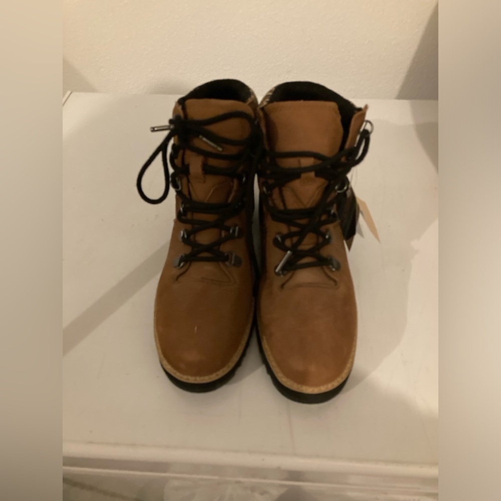 Women toms leopard cheetah Waterproof Dark Ember Oiled Suede Mojave winter boot